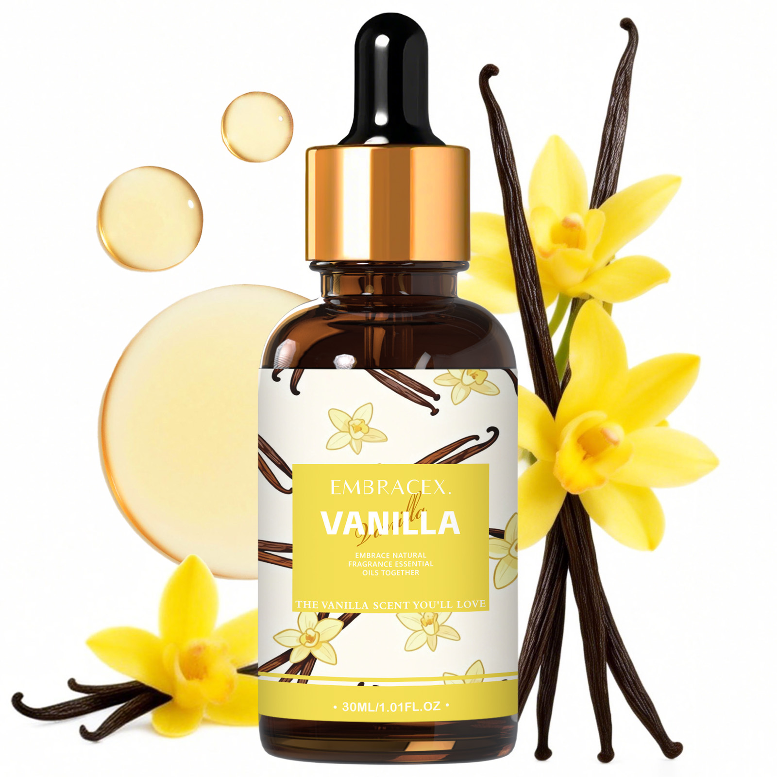 Candle Making Ingredients - 30ml Vanilla Fragrance Oils For Diffusers