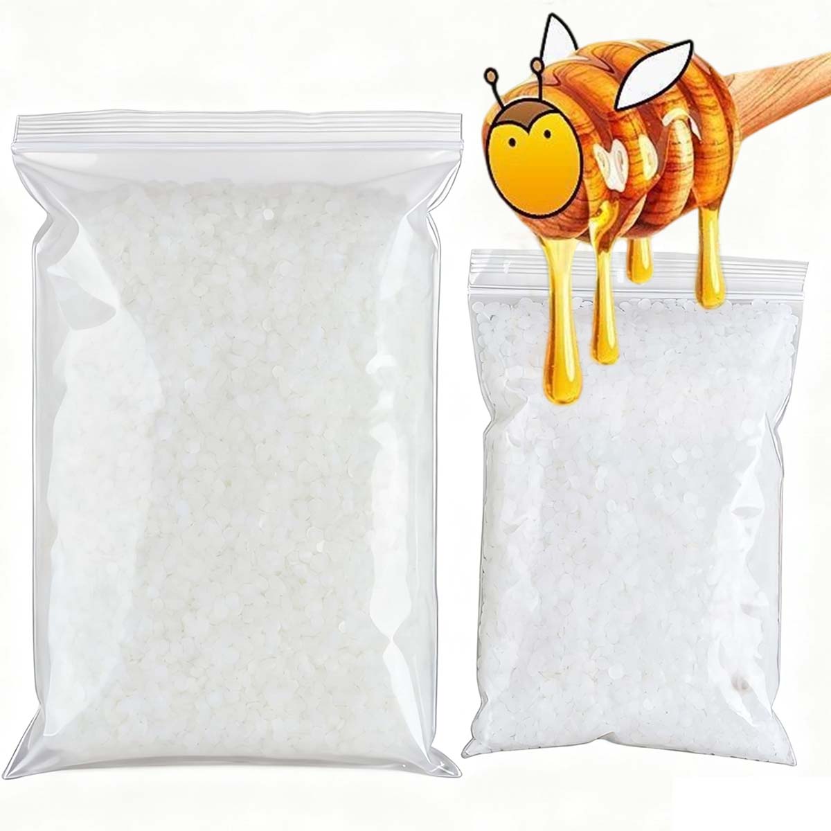 Candle Making Ingredients - 200g-1000g White Beeswax Pure Natural Granular