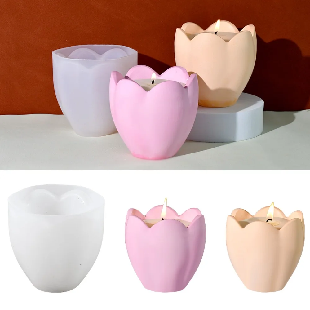 Tulip Candle Holder Silicone M - đánh giá và giá Candle Making Tips