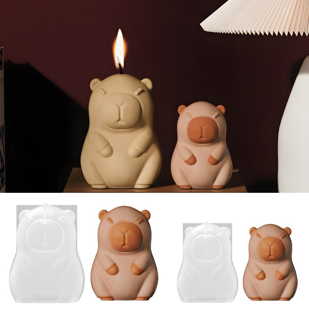 Standing Capybara Scent Candle - đánh giá và giá Candle Making Tips