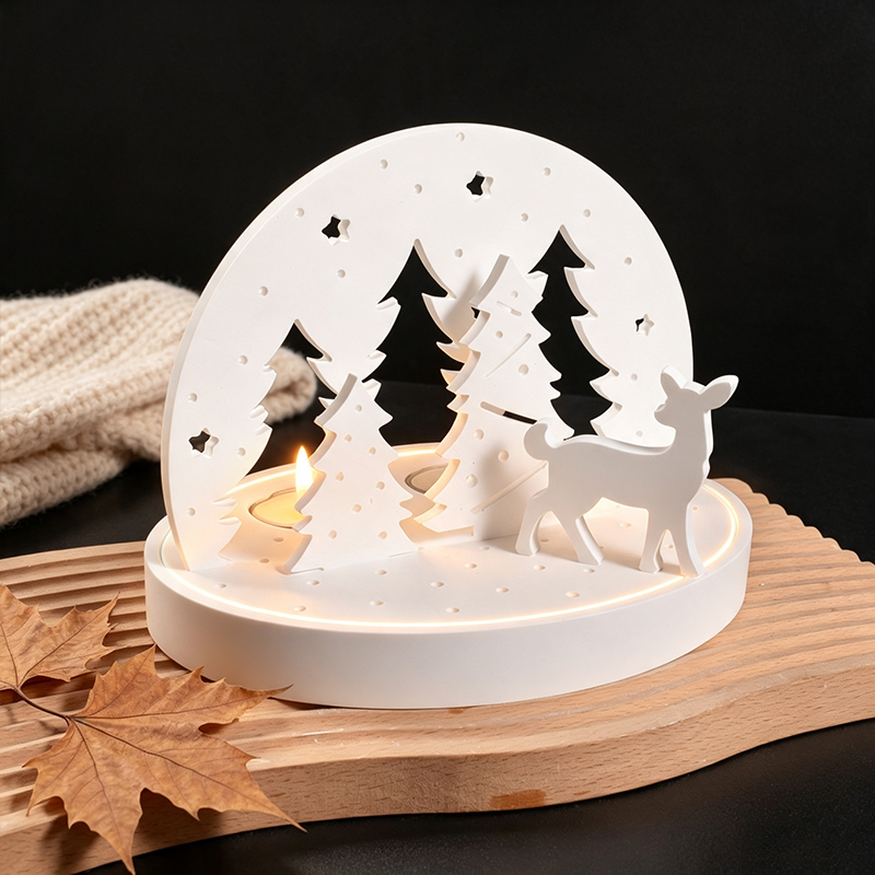 Christmas Elk Tealight Candle  - đánh giá và giá Candle Making Tutorial
