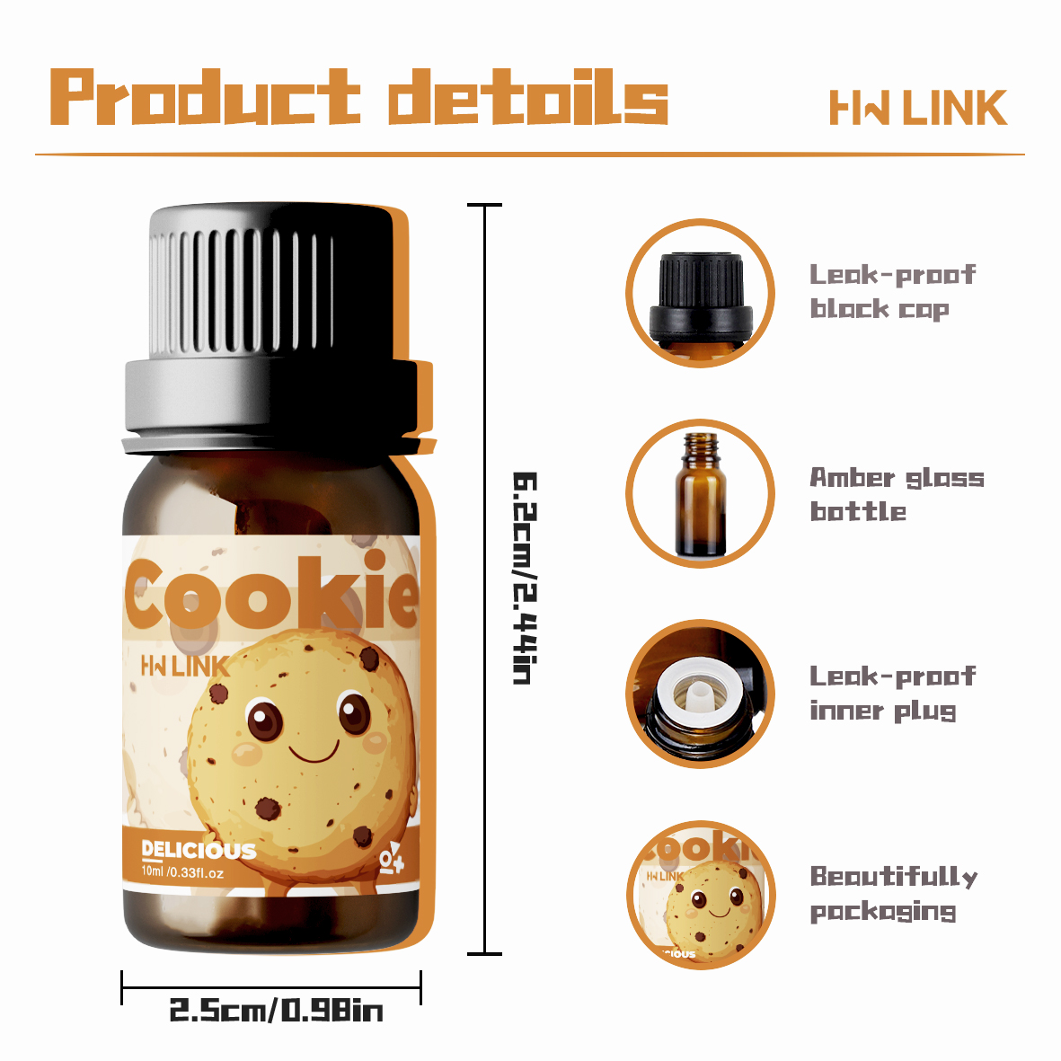 10ml Cookie Fragrance Oils For - đánh giá và giá Candle Making Ingredients
