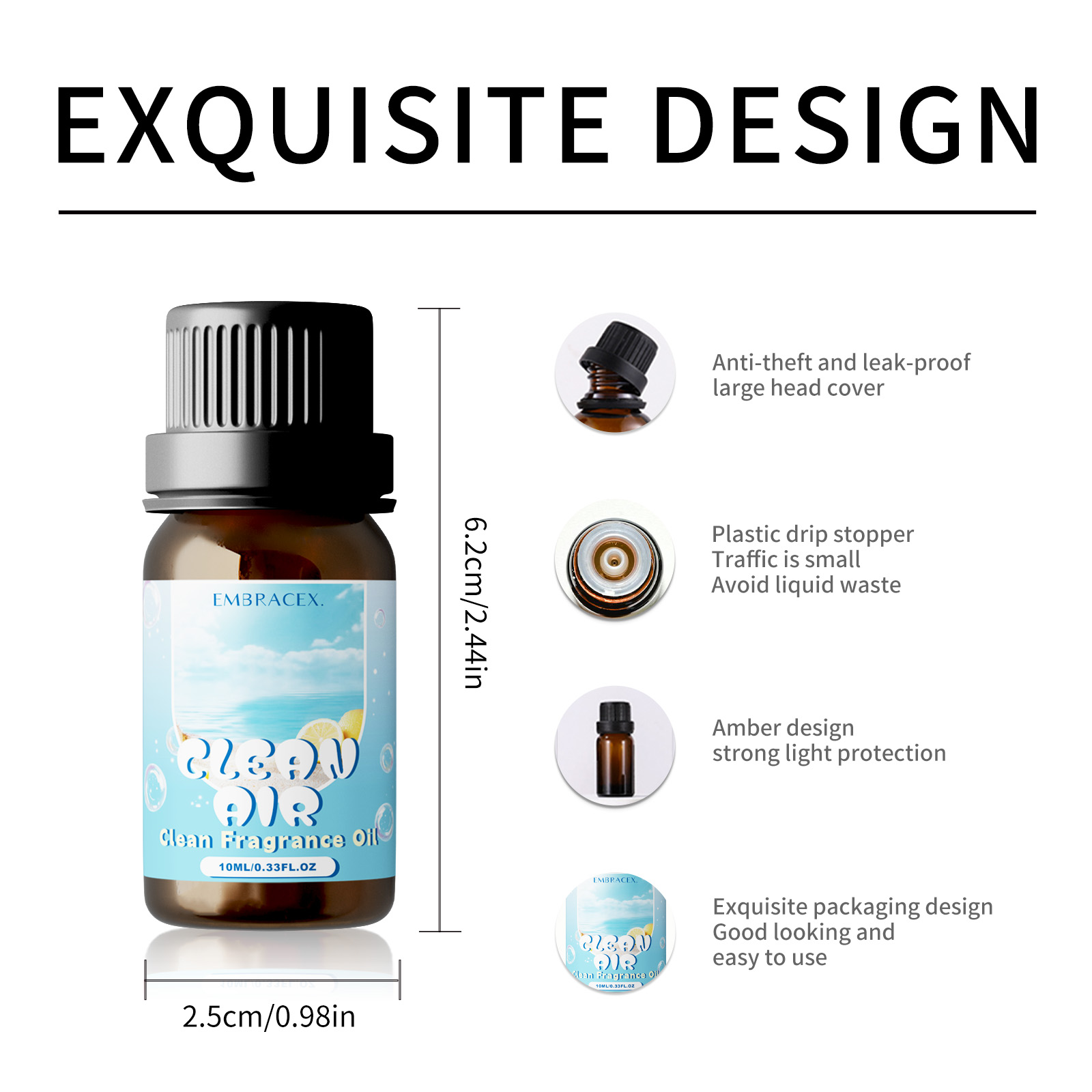 10ml Clean Air Fragrance Oils  - đánh giá và giá Candle Making Ingredients