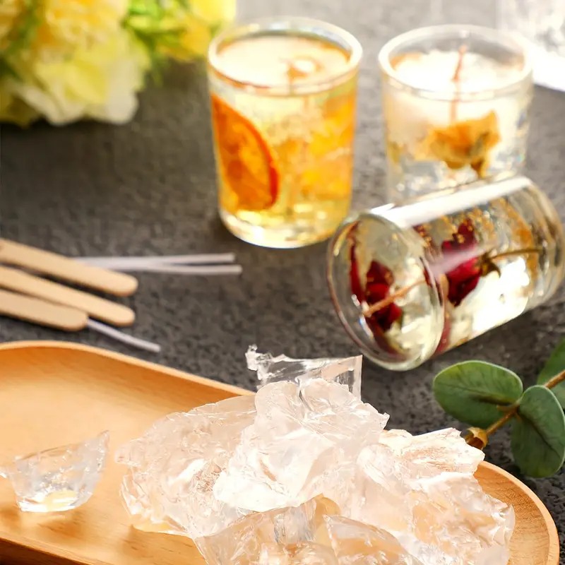 Transparent Crystal Wax, Jelly - đánh giá và giá Candle Making Ingredients