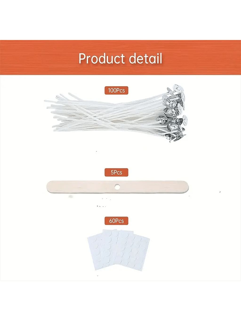 100Pcs Cotton Candle Wick 15cm - đánh giá và giá Candle Making Kit For Adults