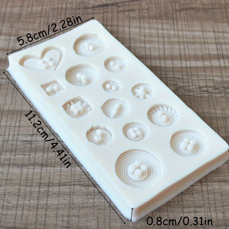 Buttons Shape Silicone Mold Si - đánh giá và giá Candle Making Tutorial