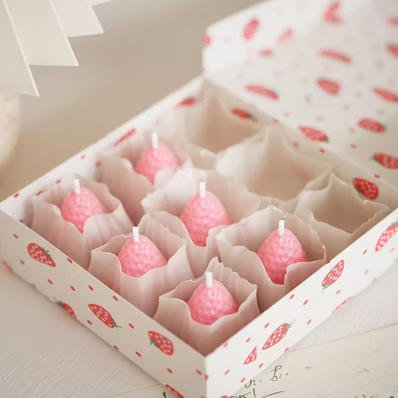 Strawberry Silicone Candle Mol - đánh giá và giá Candle Making Tutorial
