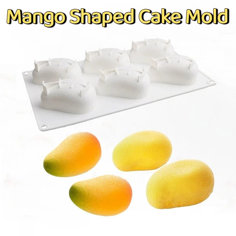 6 Cavity Mango Shaped Cake Mol - đánh giá và giá Candle Making Tutorial