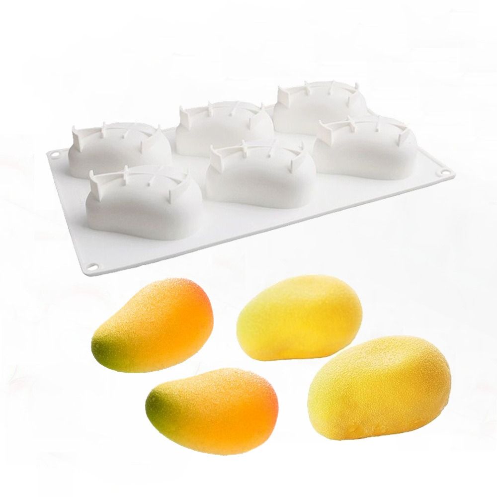 6 Cavity Mango Shaped Cake Mol - đánh giá và giá Candle Making Tutorial