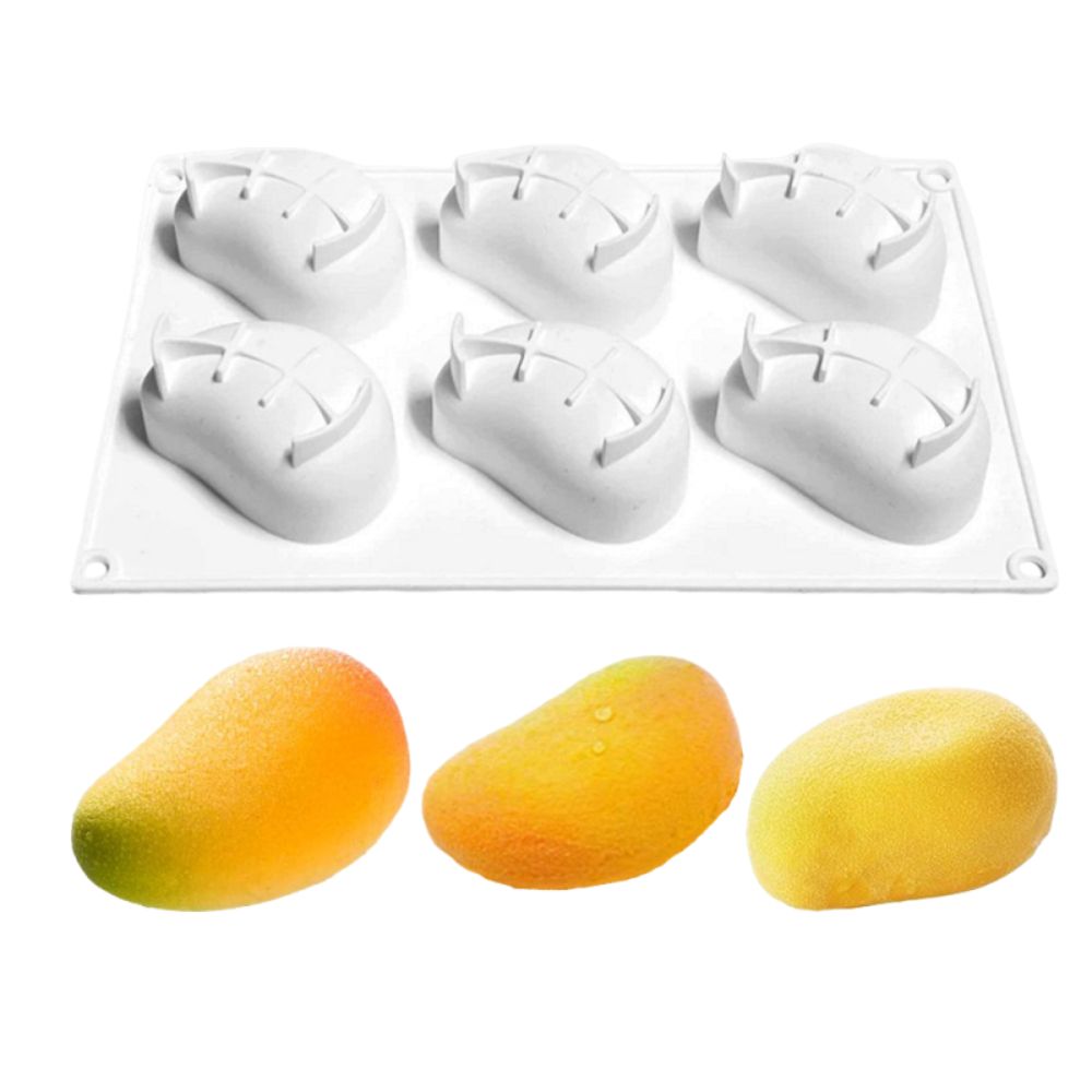 6 Cavity Mango Shaped Cake Mol - đánh giá và giá Candle Making Tutorial