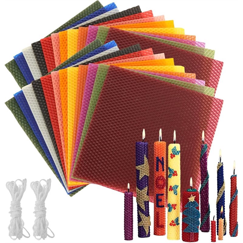 AT21-Bee Swax Sheets(24Pcs), 8 - đánh giá và giá Candle Making Kit For Adults