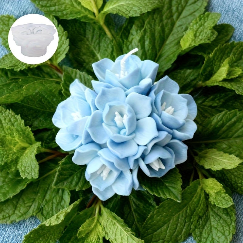 1 Hydrangea Candle Silicone Mo - đánh giá và giá Candle Making Tutorial