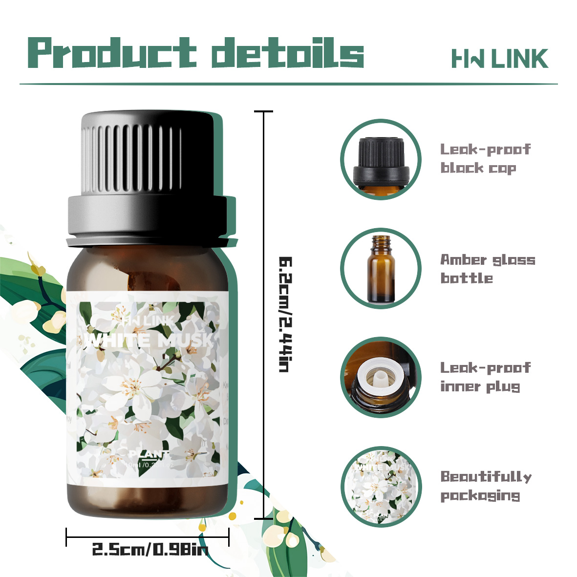 10ml White Musk Fragrance Oils - đánh giá và giá Candle Making Ingredients