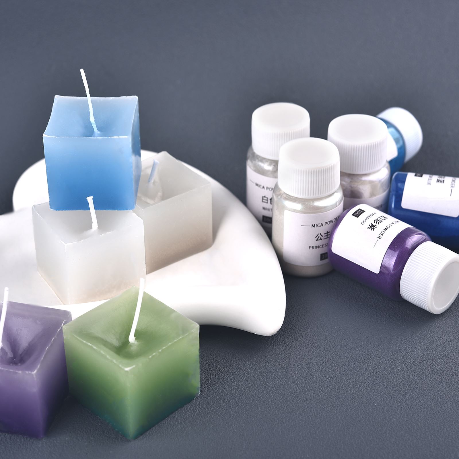 10g Pearlescent Mica Powder Ca - đánh giá và giá Candle Dye Chip
