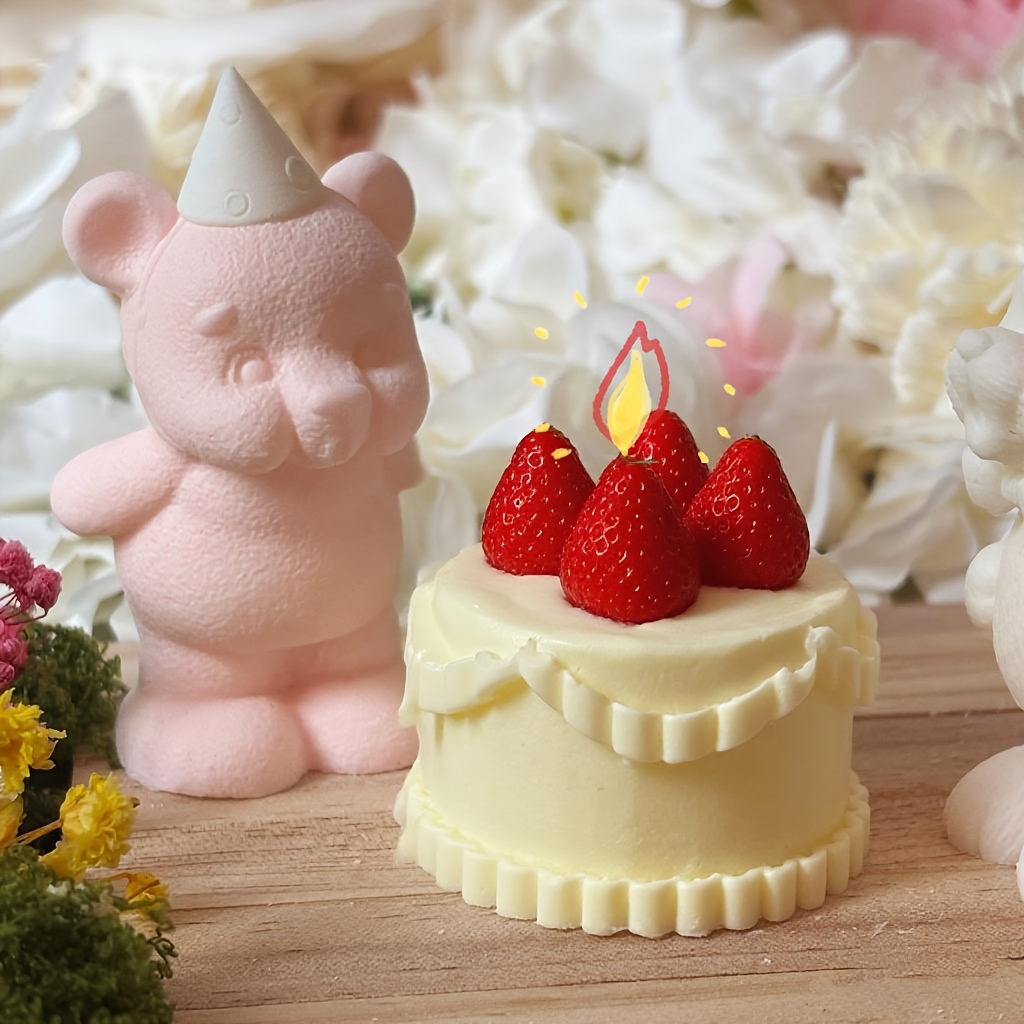 DNEJIU Cute Bear Silicone Mold - đánh giá và giá Candle Making Design