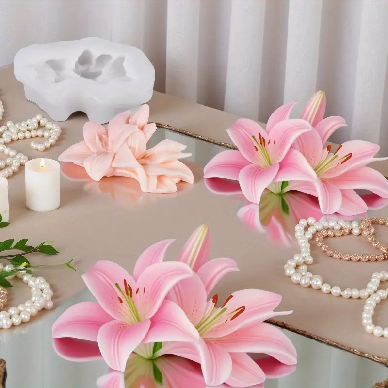 Rose Silicone Molds For DIY Fl - đánh giá và giá Candle Making Kit For Adults