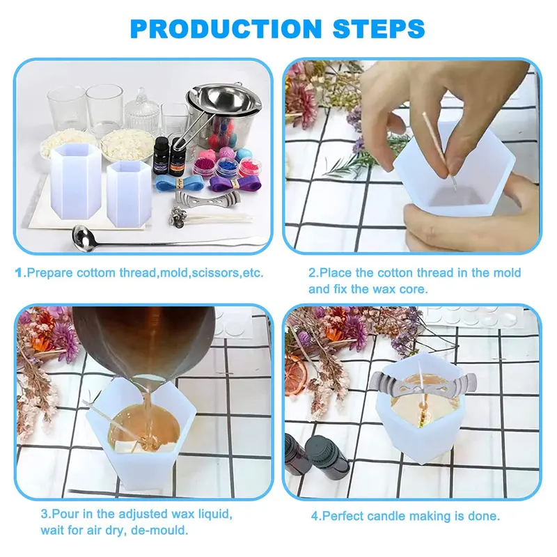 Xi Lanh Nến Silicon Khuôn Nhựa - đánh giá và giá Candle Making Ingredients