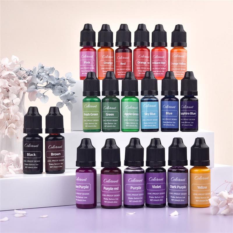 20 Colors Candle Wax Pigment C - đánh giá và giá Candle Dye Chip