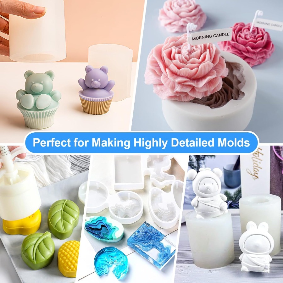 Silicone Mold Making Kit, 38.8 - đánh giá và giá Candle Making Tutorial