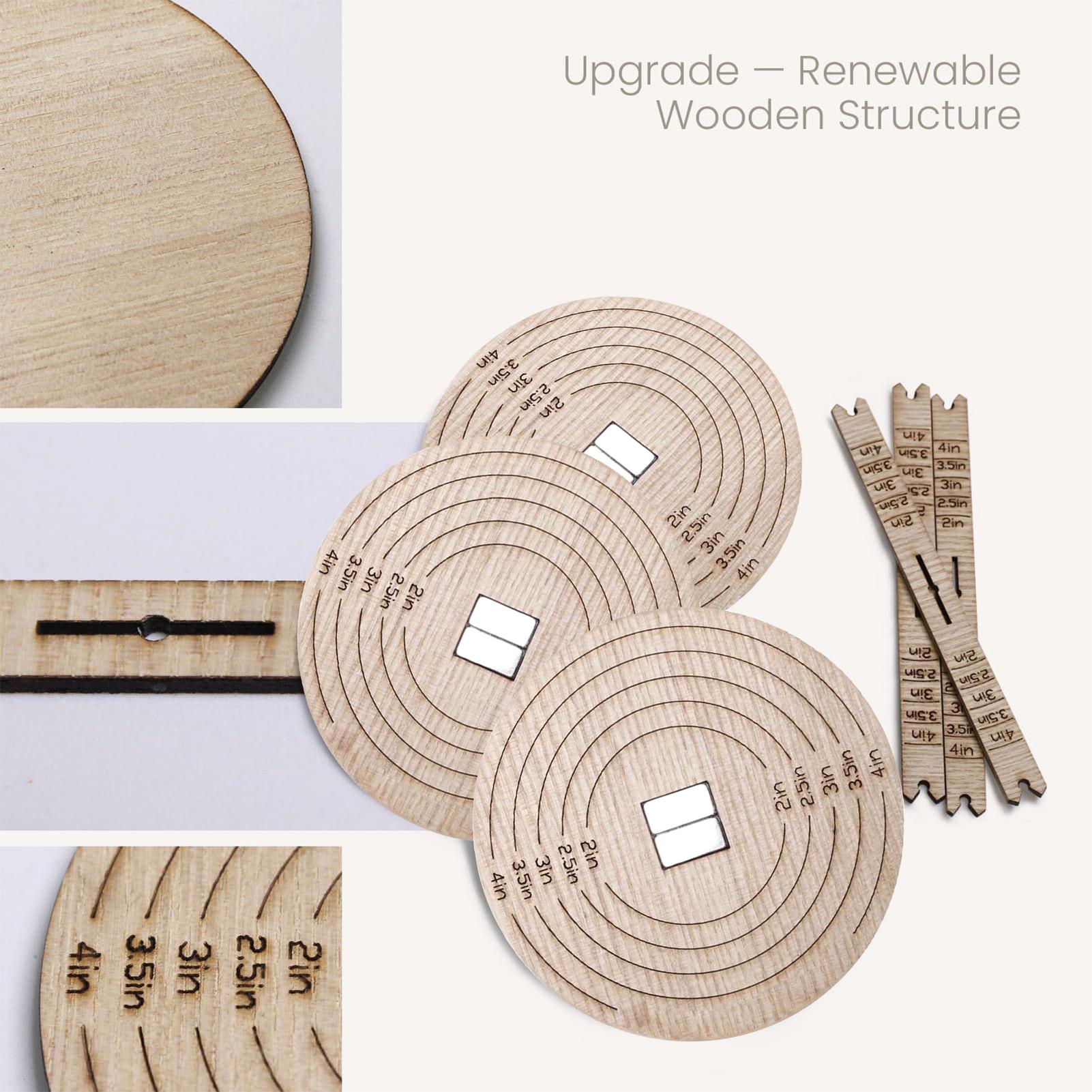 2Pcs Wick Centering Tool Woode - đánh giá và giá Candle Making Homewood
